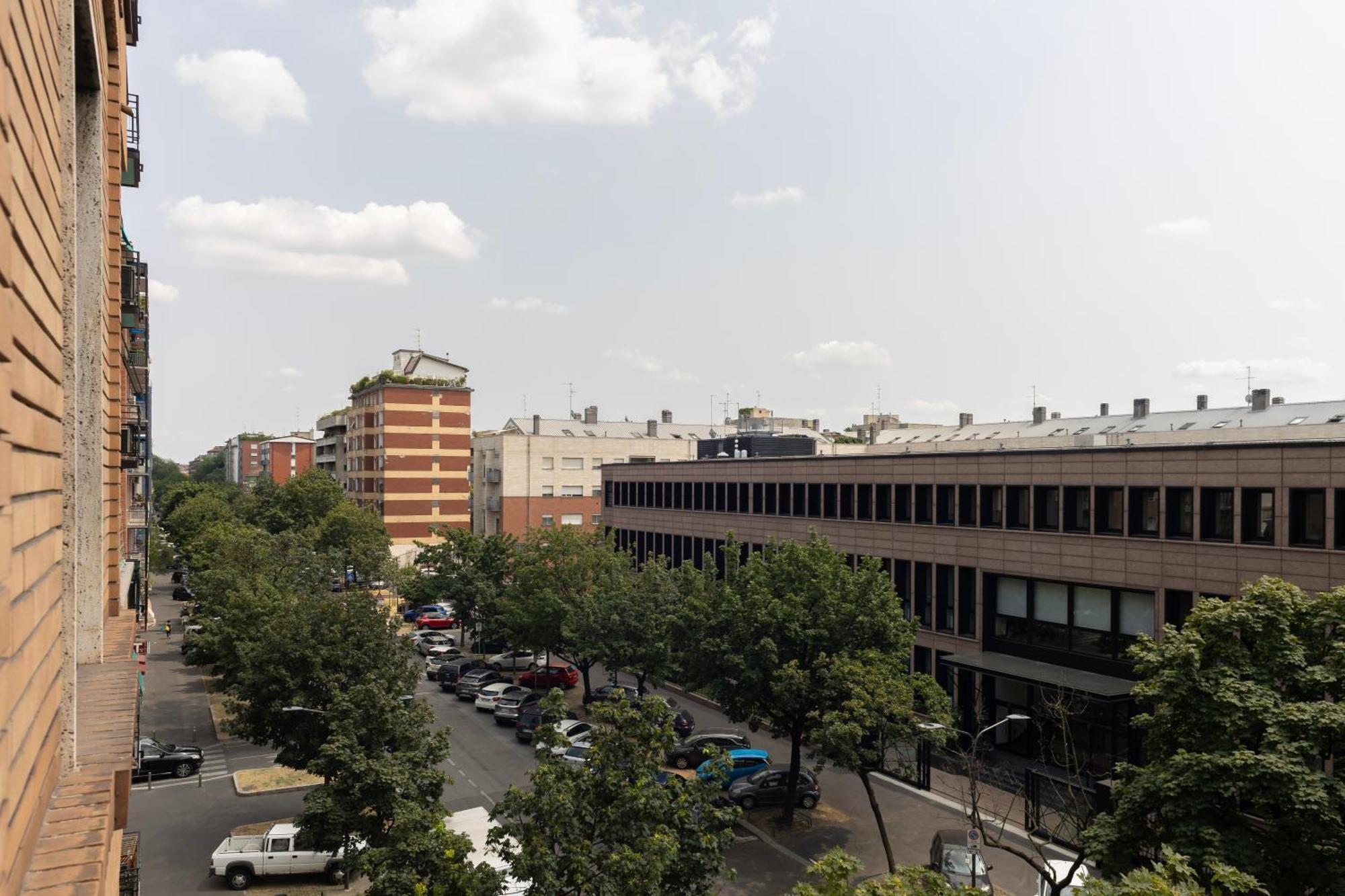 Ferienwohnung Elegante Bilocale In De Angeli - Piazzale Siena Mailand Exterior foto